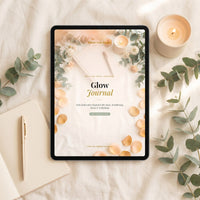 Glow Journal – Dein 90-Tage Journal für Haut, Ernährung & Selbstliebe (zum Ausdrucken)